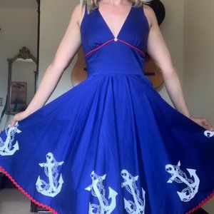 Royal Blue Sailor Gown